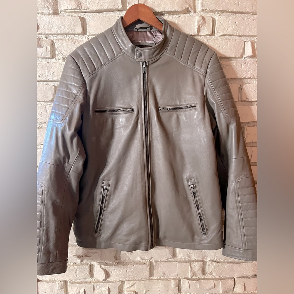 Authentic Alen Cooper Mens Moto Biker Jacket
